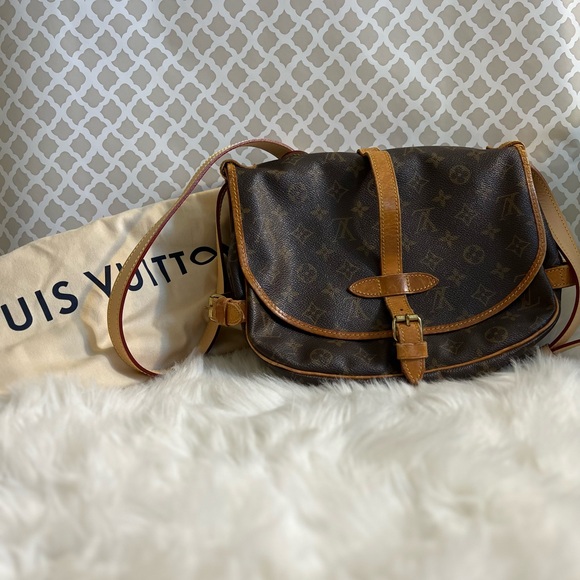 🎀🍀 BEAUTIFUL🍀🎀 LOUIS VUITTONS SAUMUR 30 - Picture 10 of 15